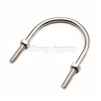 U varžtas su veržlėmis